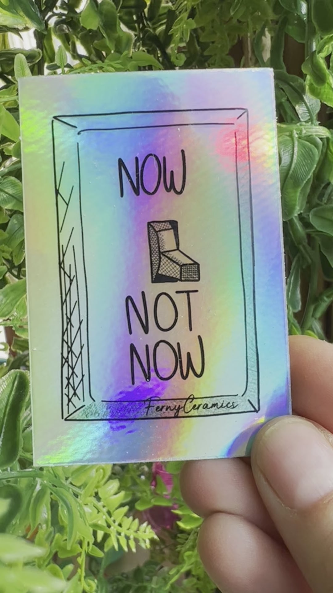 2x3 Rectangular Holographic Stickers