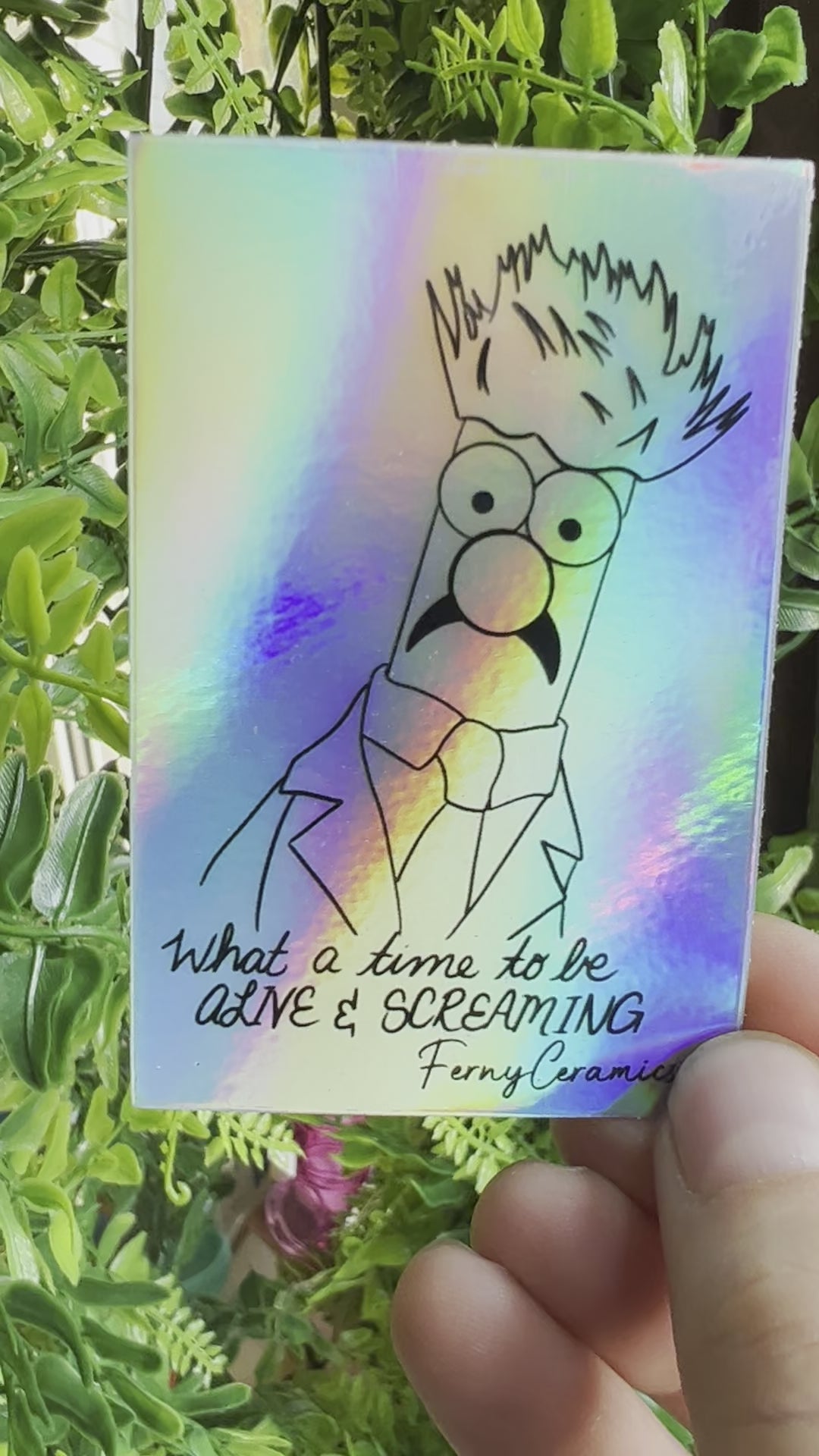 2x3 Rectangular Holographic Stickers