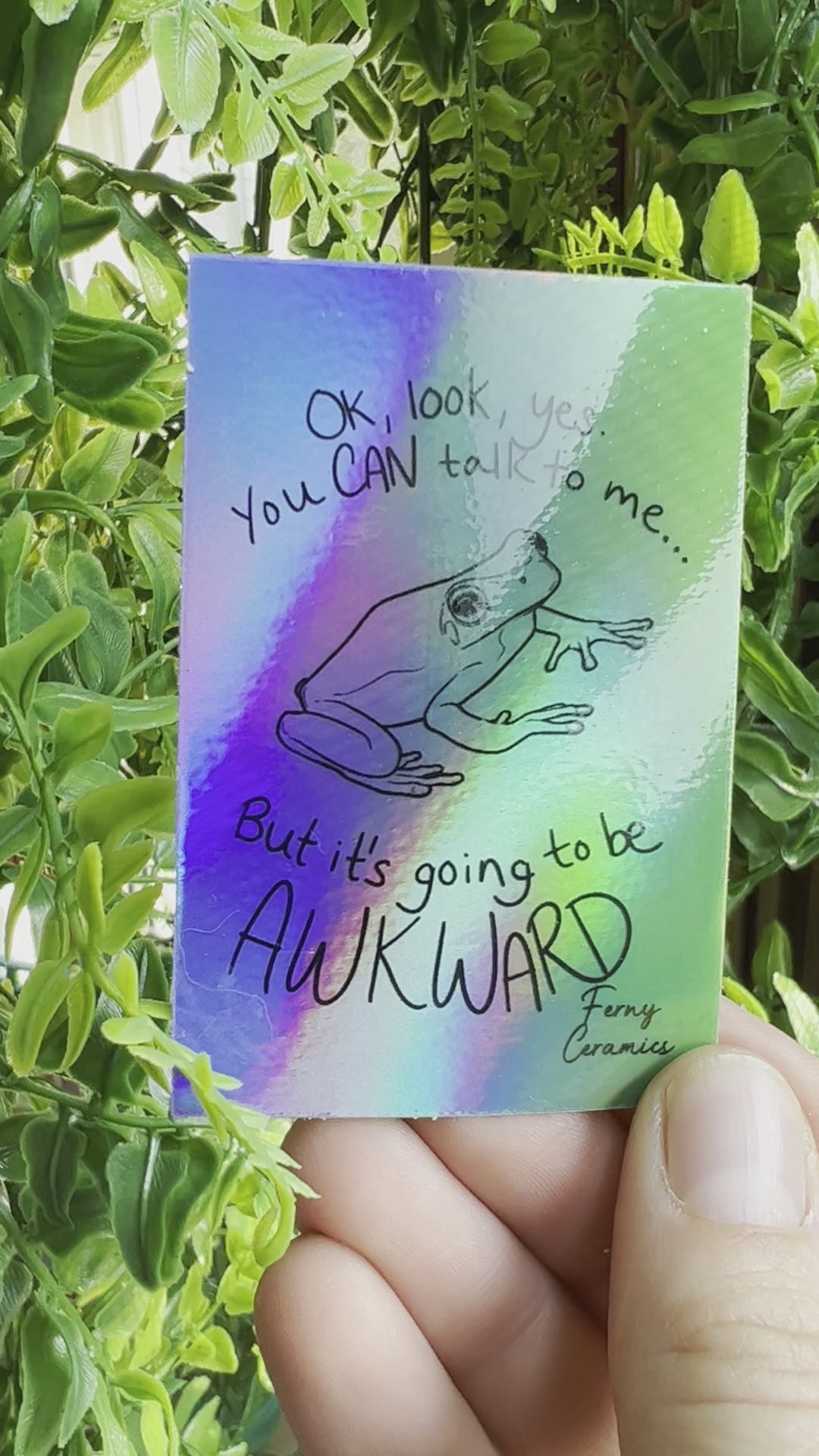 2x3 Rectangular Holographic Stickers