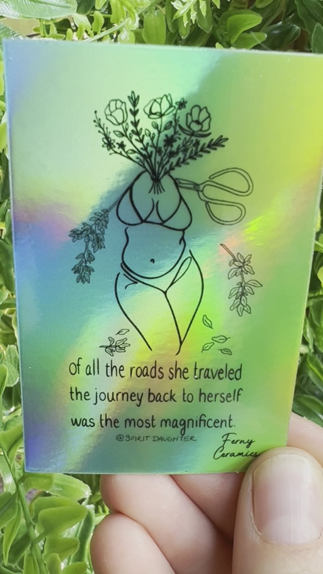 2x3 Rectangular Holographic Stickers
