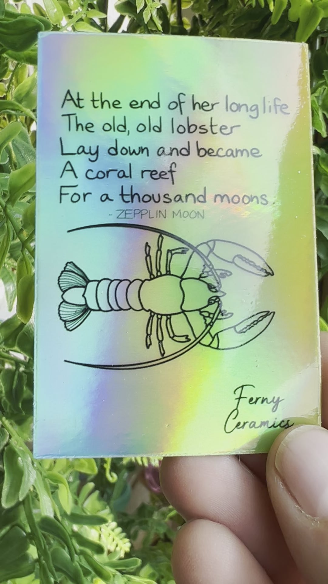 2x3 Rectangular Holographic Stickers