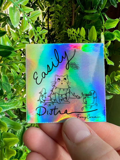 2x2 Square Holographic Stickers